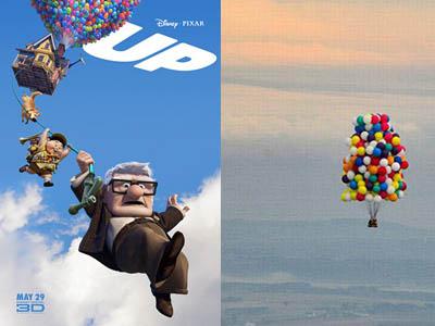 Terinspirasi Film 'Up', Traveler Asal Amerika Ini Berwisata Naik Balon Warna-Warni!